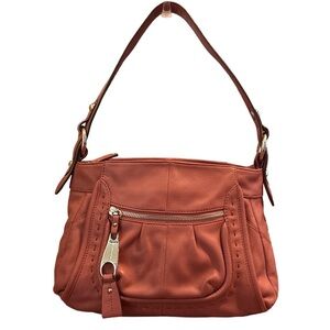 B. Makowsky Leather Shoulder Bag